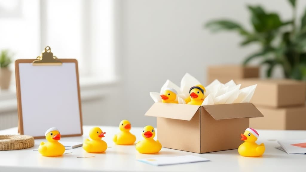 Bulk rubber duck orders ready for corporate events and parties